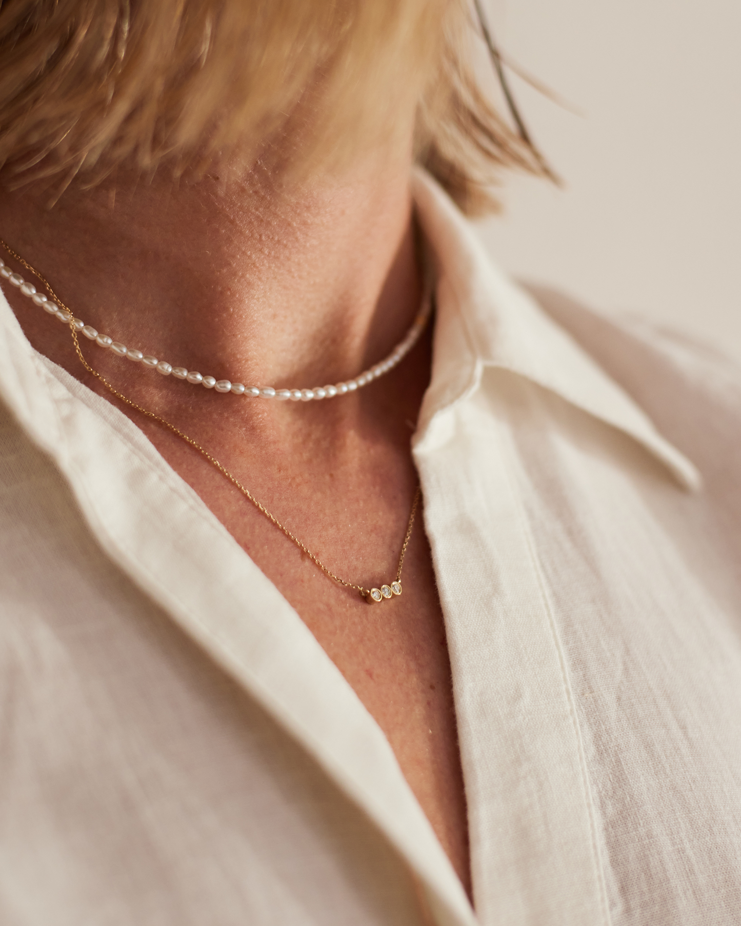 Diamond Trilogy Necklace