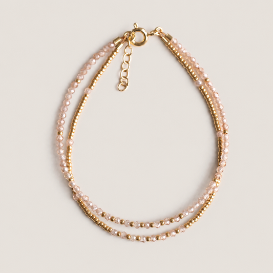 Double Zirconia Bracelet