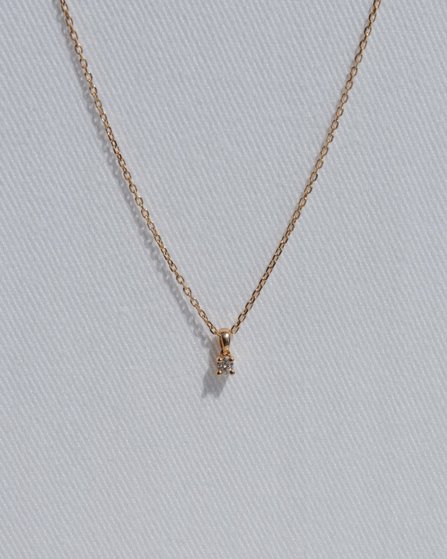 Solitaire Diamond Necklace