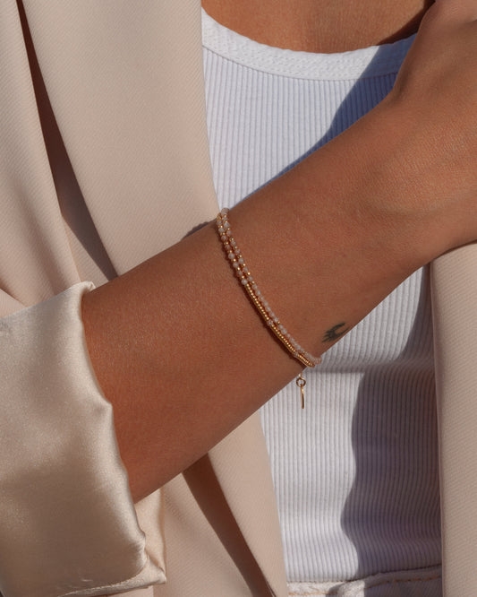 Double Zirconia Bracelet