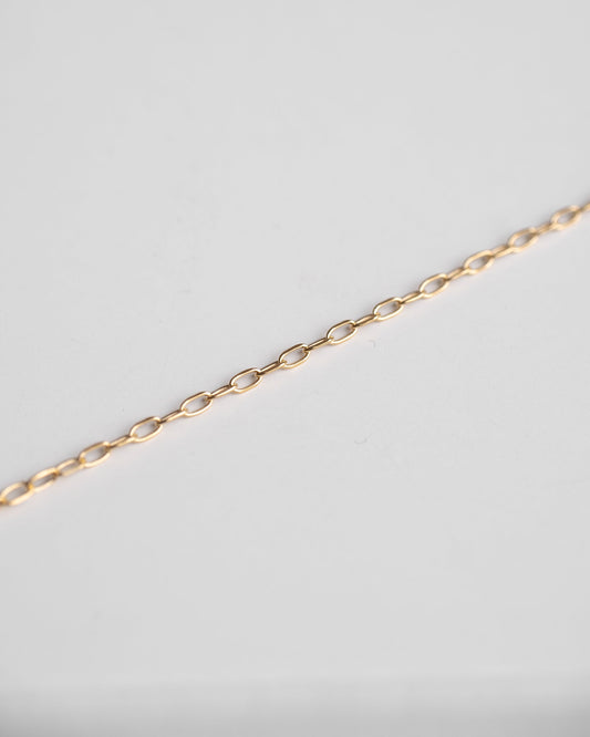 gold plated oval chain