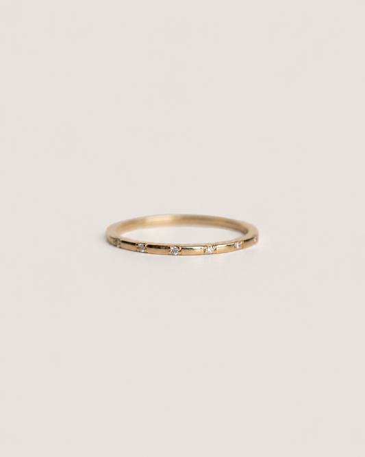 Tiny Diamond Ring