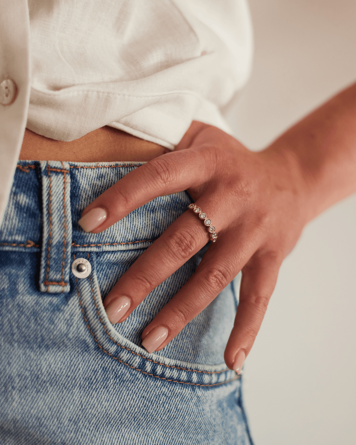 7 Stone Diamond Ring