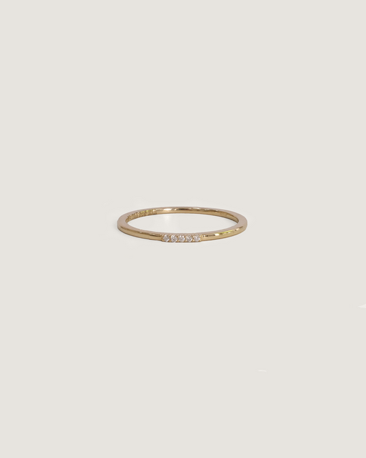 Minimalist Diamond Ring