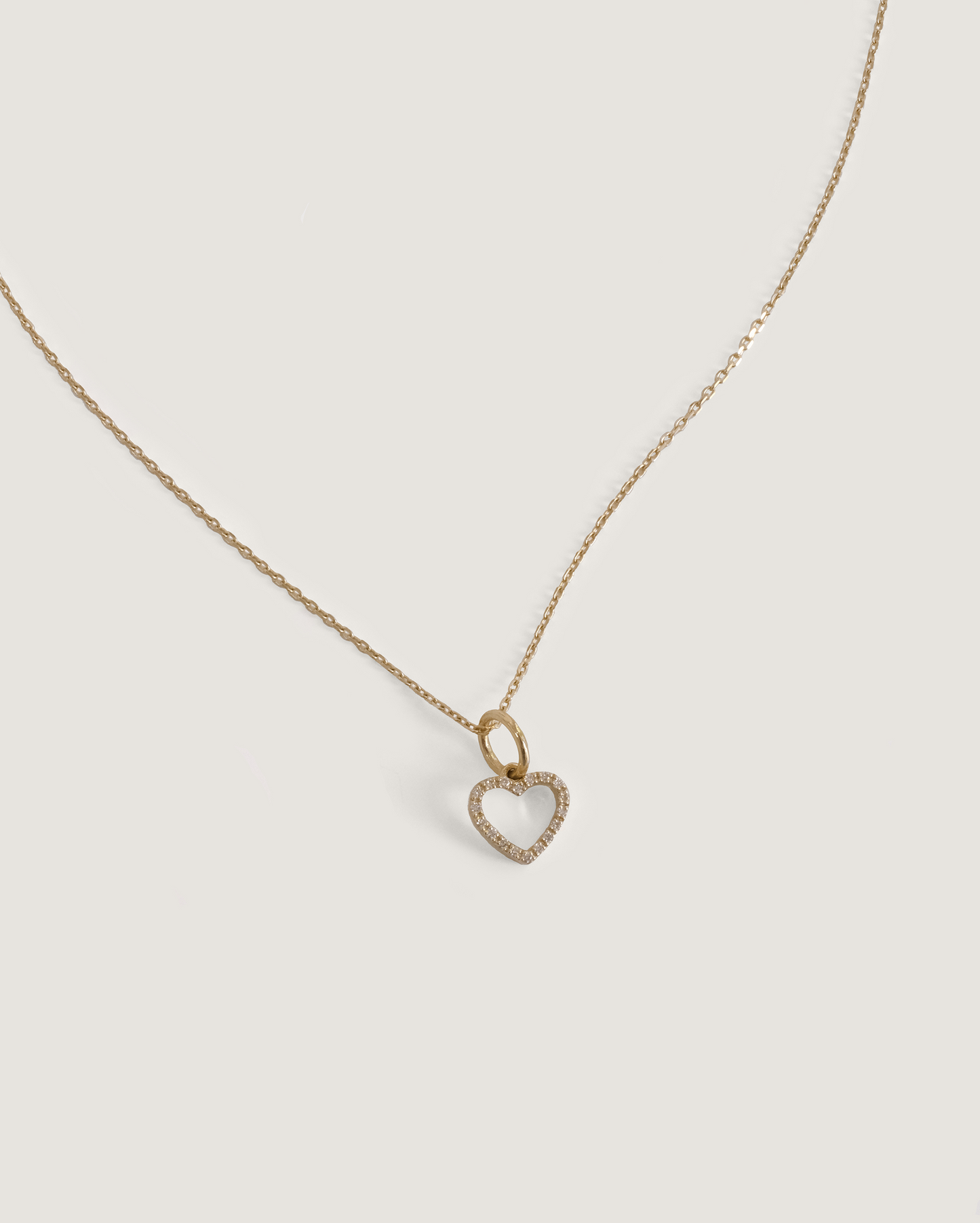 Diamond Heart Pendant Necklace