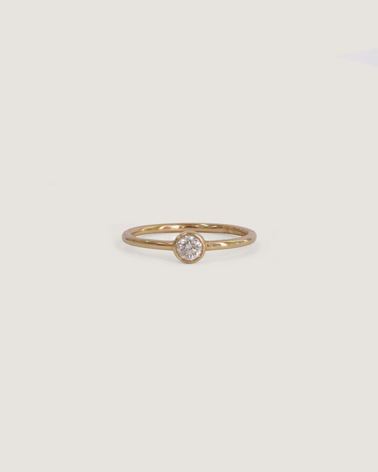 0.20ct Bezel Set Diamond Ring