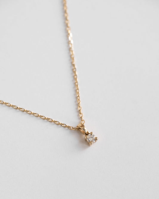 Solitaire Diamond Necklace