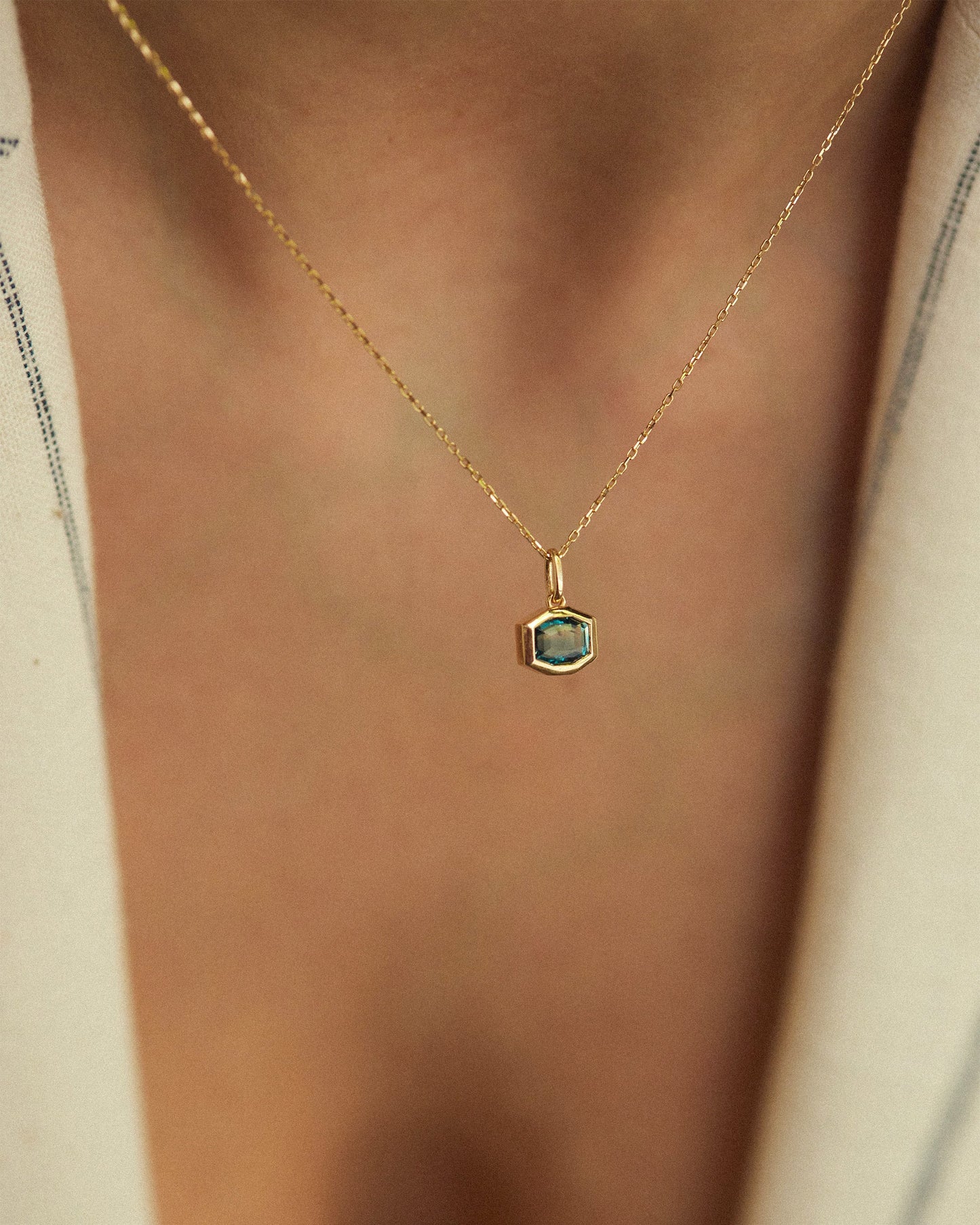 Parti Sapphire Necklace