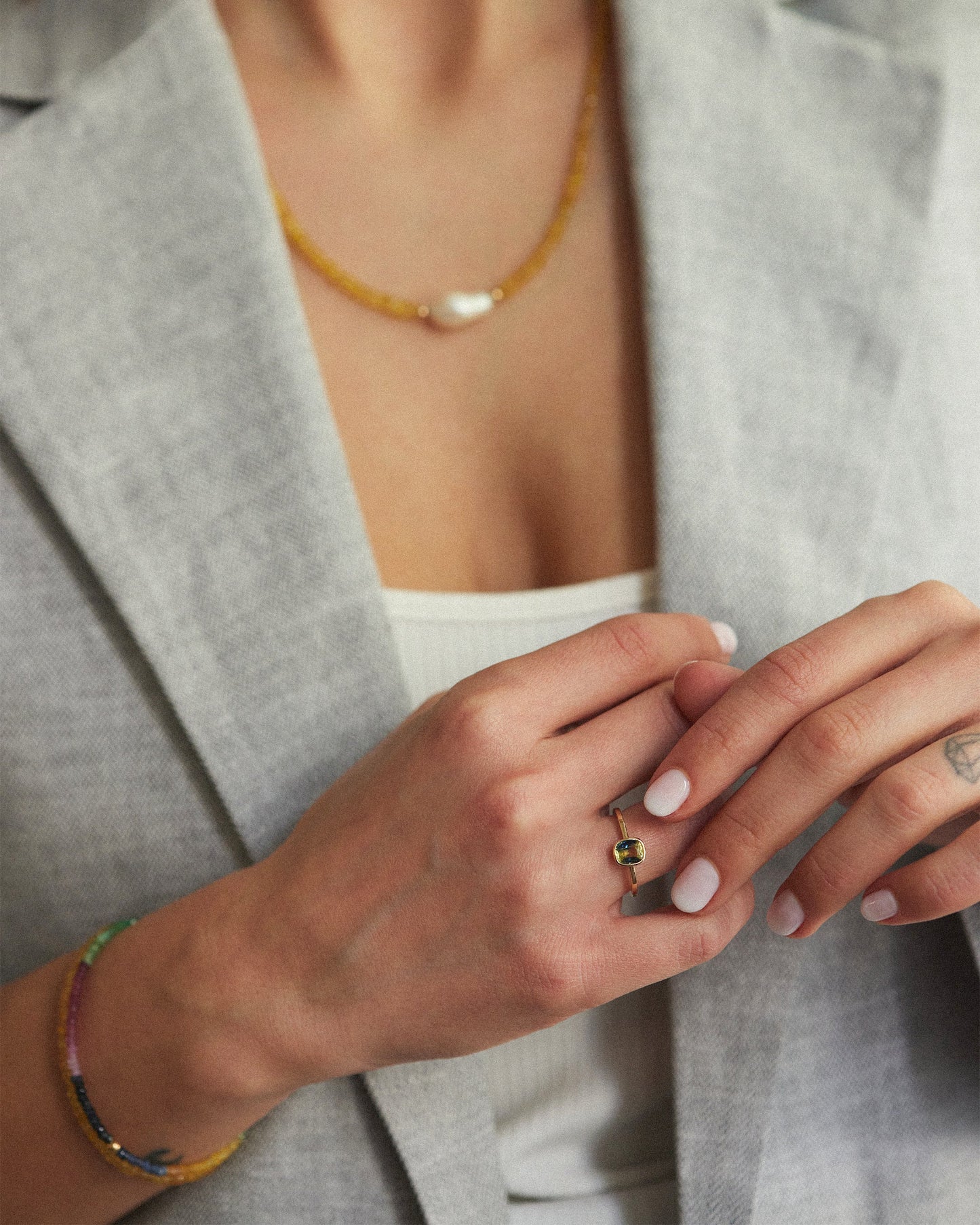 Bi-Color Sapphire Ring