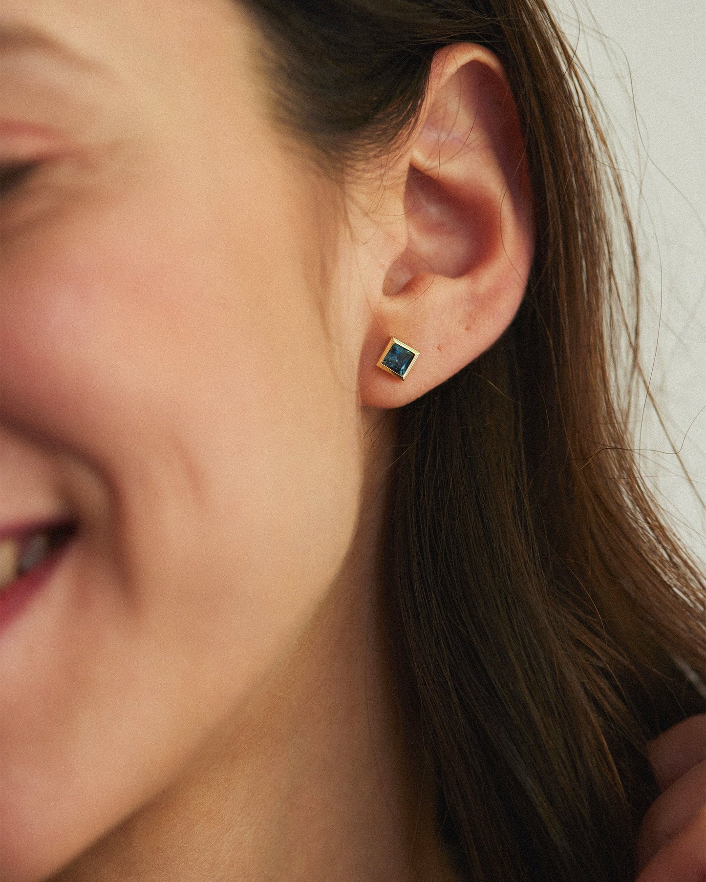 London Blue Topaz Stud Earrings