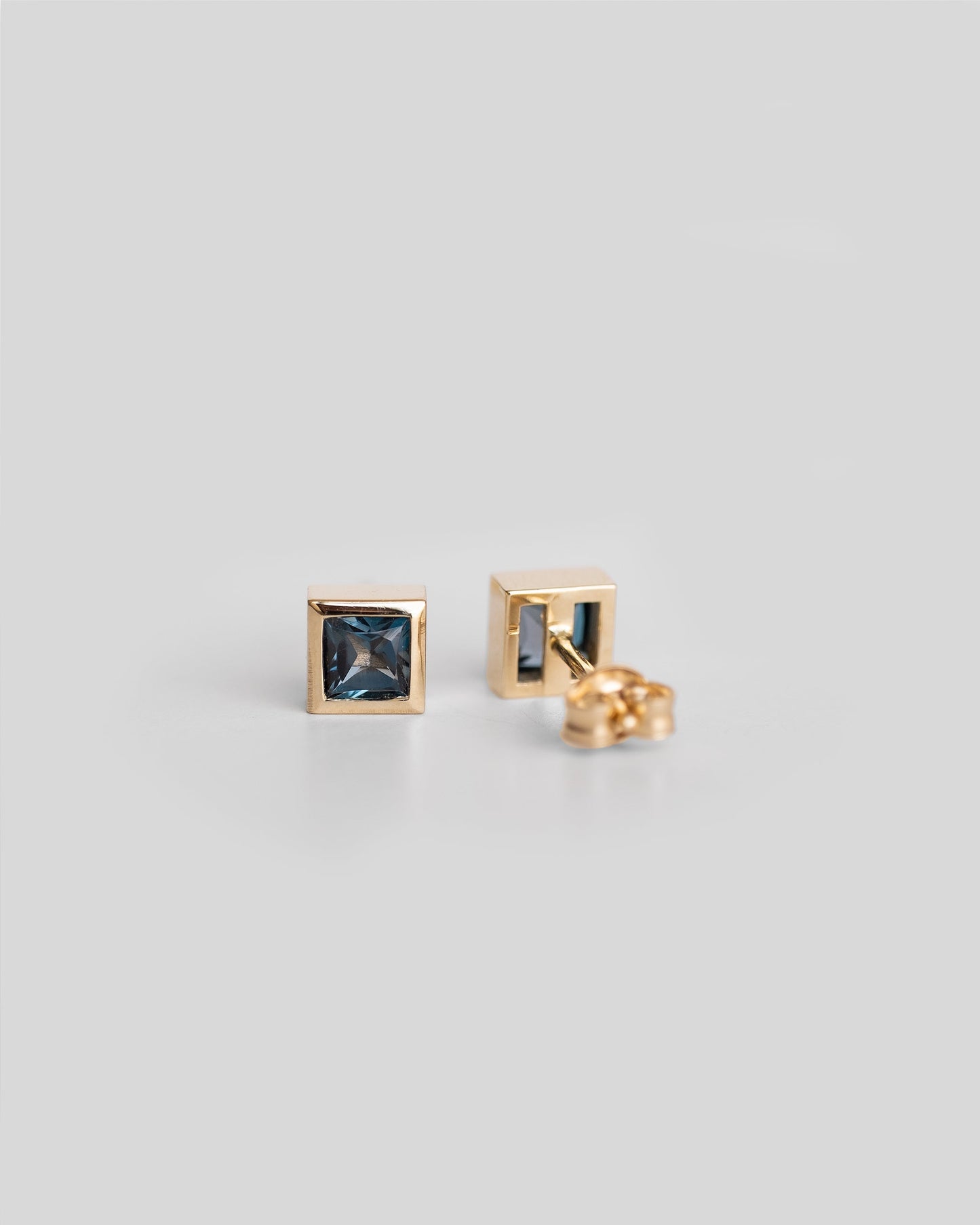 London Blue Topaz Stud Earrings