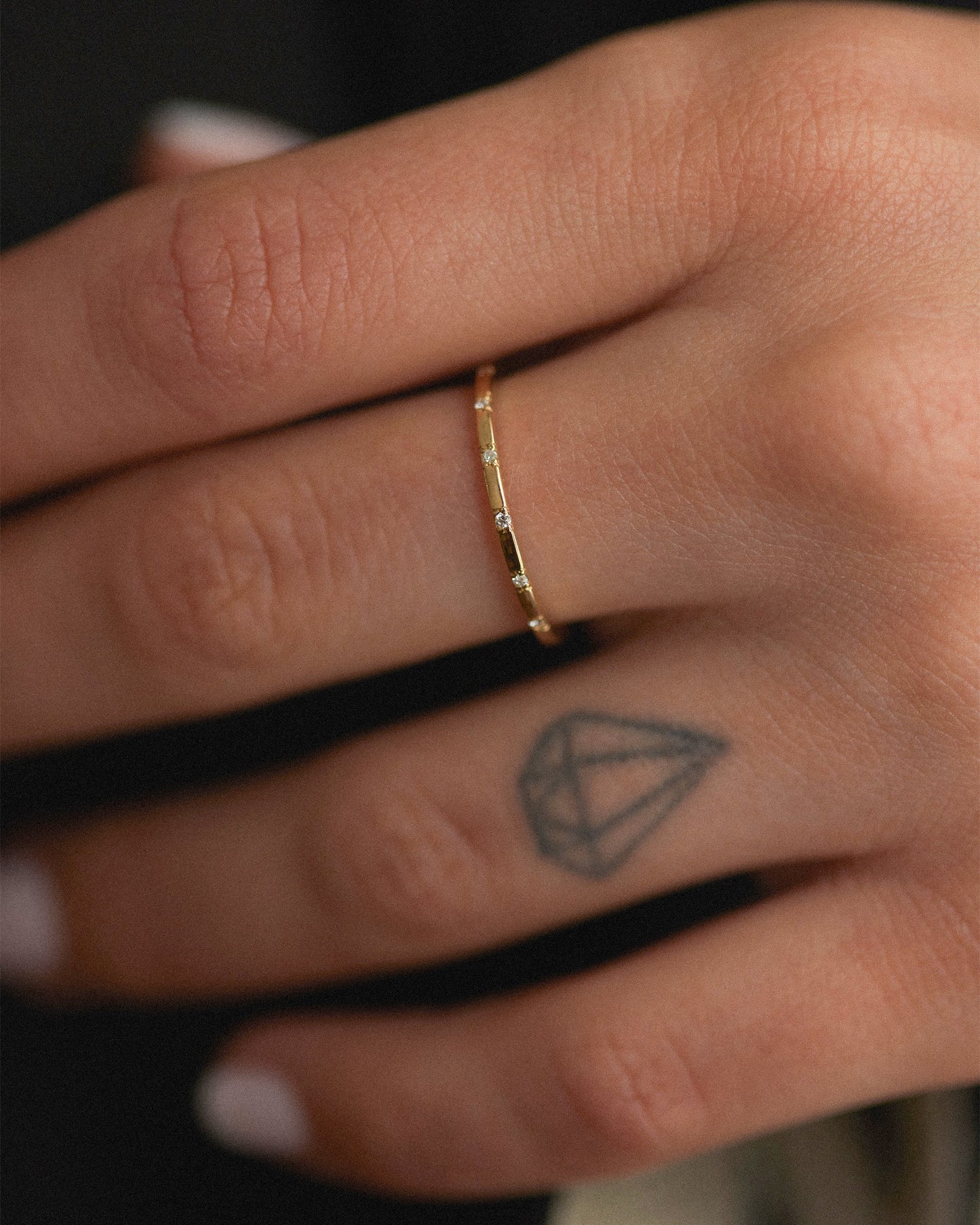 Tiny Diamond Ring