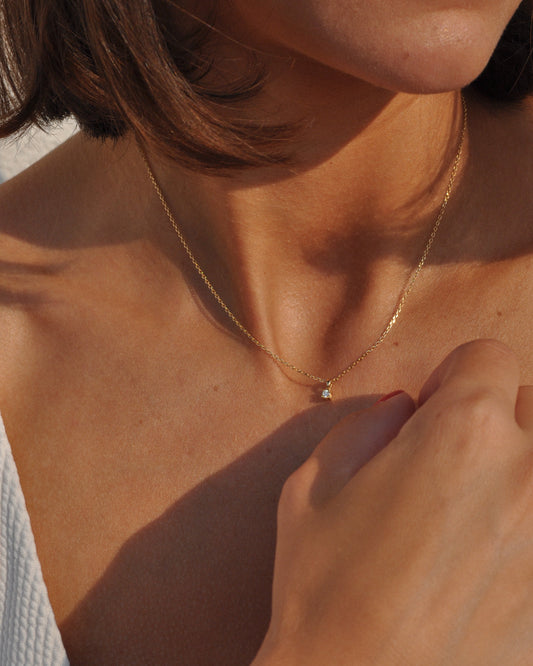 Solitaire Diamond Necklace