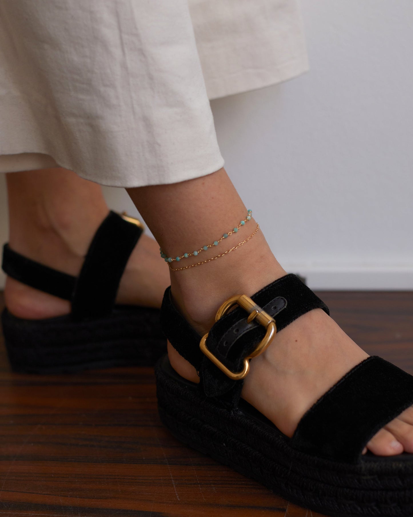 Amazonite Chain Anklet