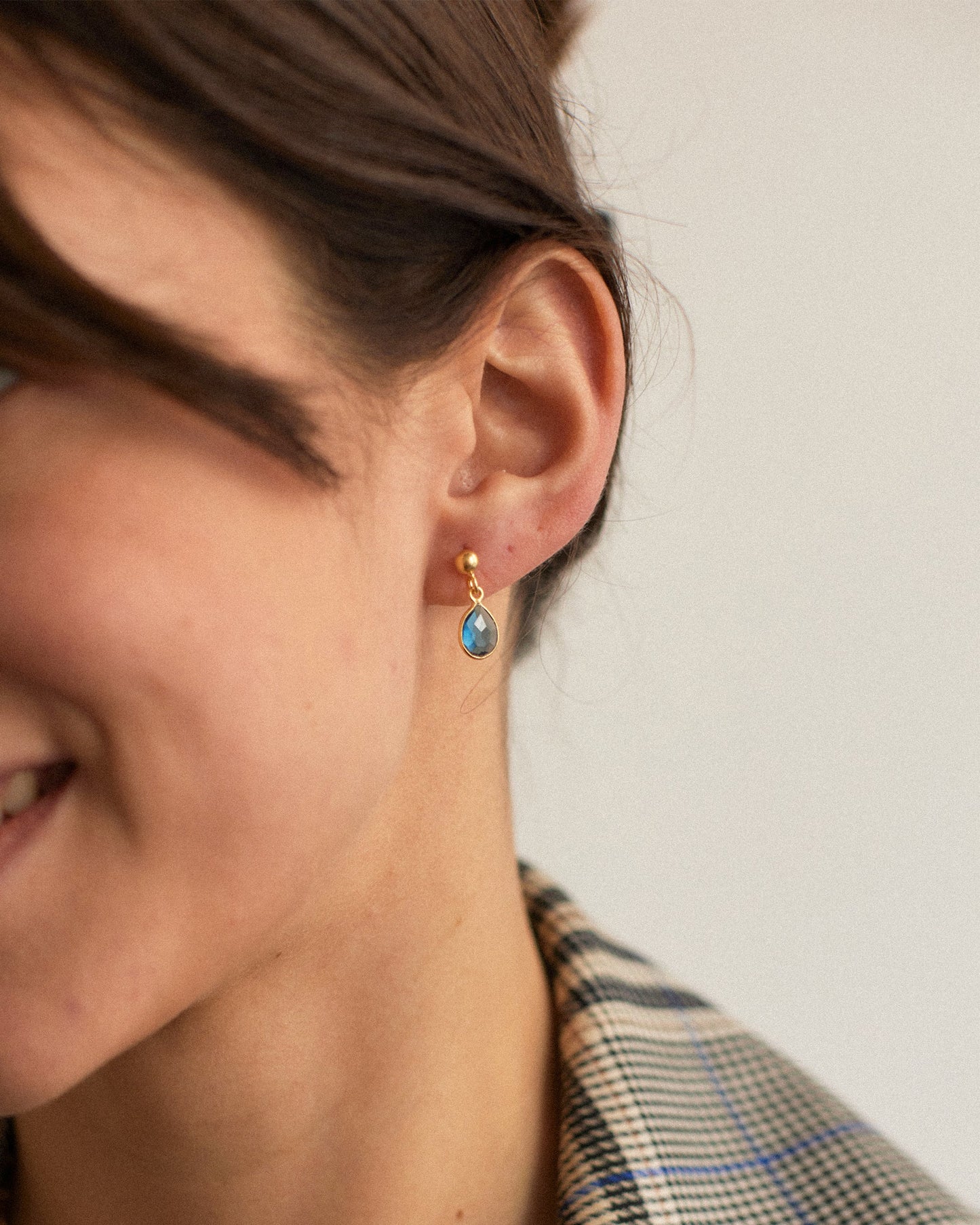 Gemstone Stud Earrings