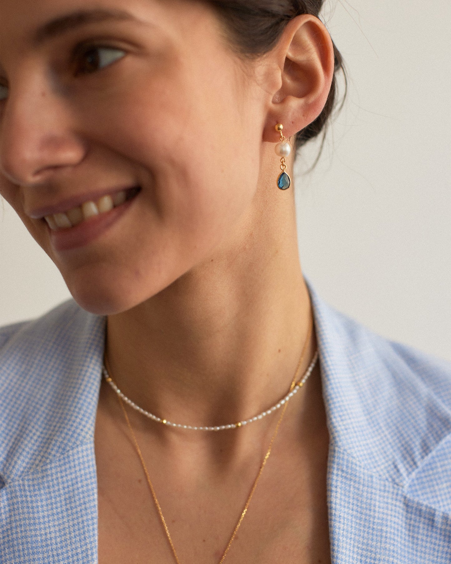 Pearl & Gemstone Earrings