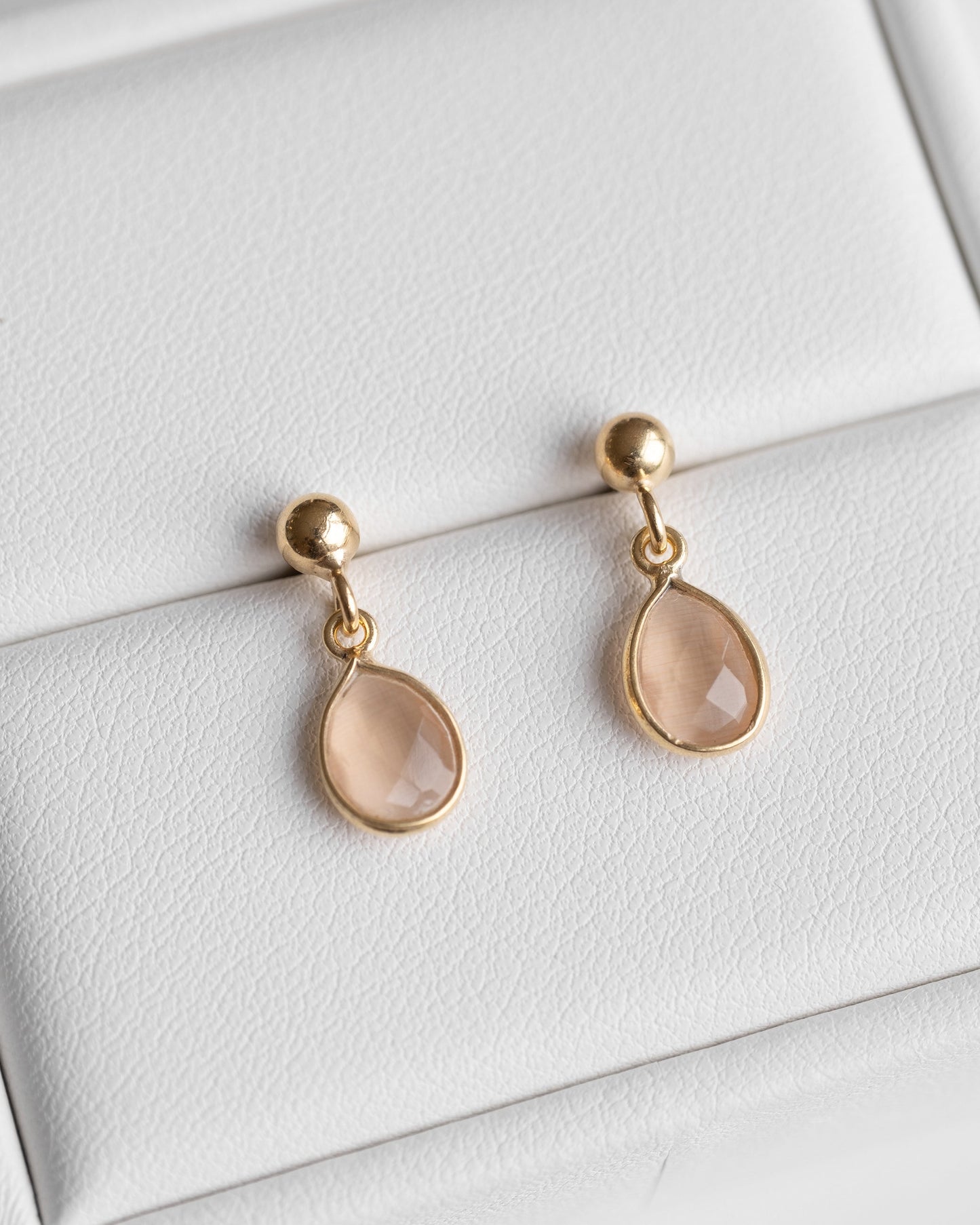 Gemstone Stud Earrings