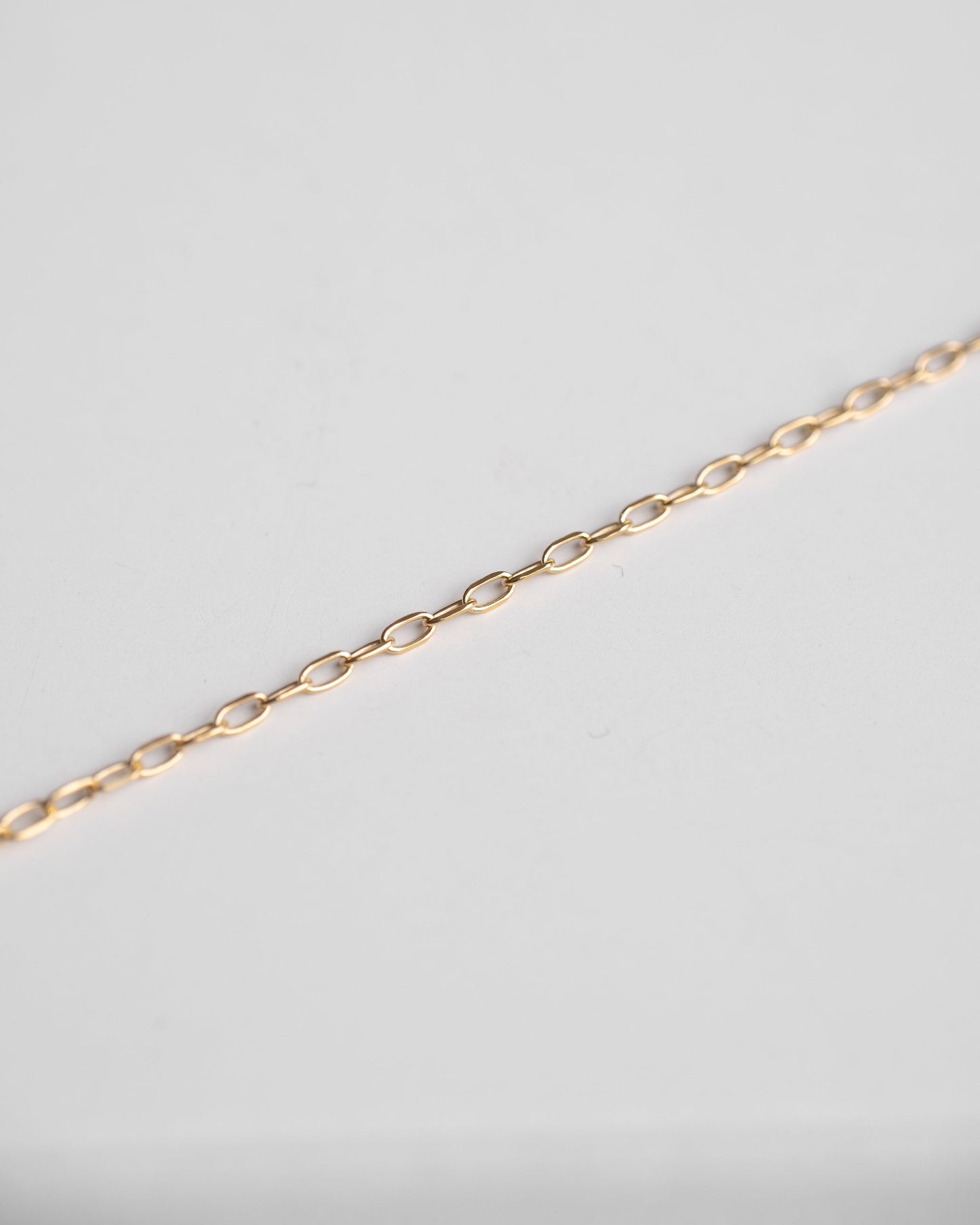 gold plated oval chain 